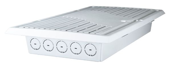 Picture of 28'' Recessed 5pc Bundle Plastic Network Enclosure. WiFi Ready Slim Vented Lid