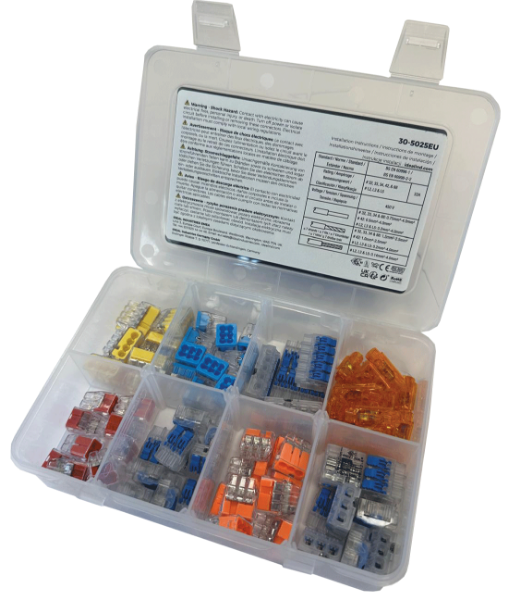 Picture of Push-In & Lever Wire Connector Kit 80pc Box