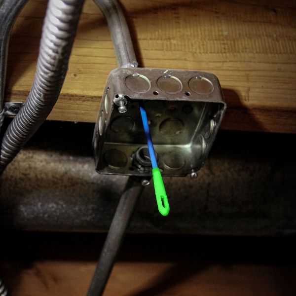 Picture of 60m E-Class Fiberglass Fish Tape w/ Glow-in-the-Dark Eyelet & Tuff-Grip Pro Case