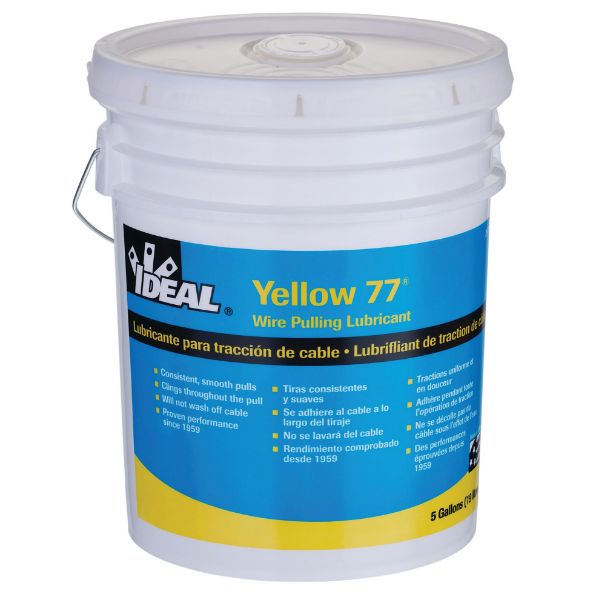Picture of 5 Gallon Yellow 77 Wire Pulling Lubricant