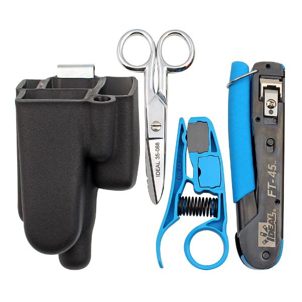 Picture of Push Through RJ45 Installation Kit for Cat5e Cat6 & Cat6A Modular Plugs