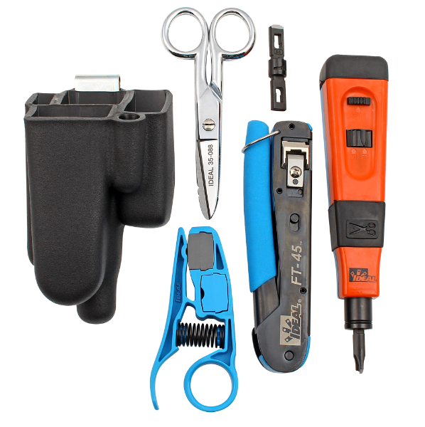 Picture of Twisted Pair Termination Kit Kit for Cat5e Cat6 & Cat6A Modular Plugs