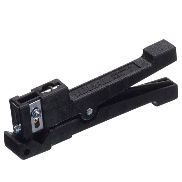Picture of Black Adjustable Blade Ringer Stripper up to 8mm Diameter.