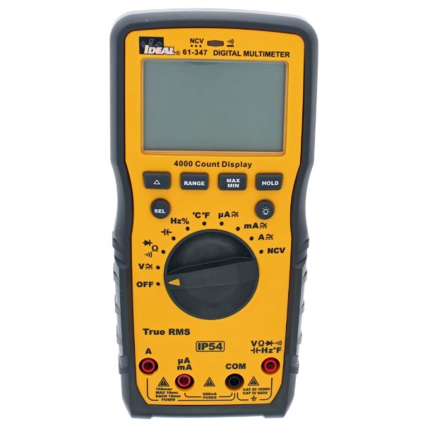 Picture of 1000V AC/DC Multimeter. CAT IV 600V & CAT III 1000V Rating
