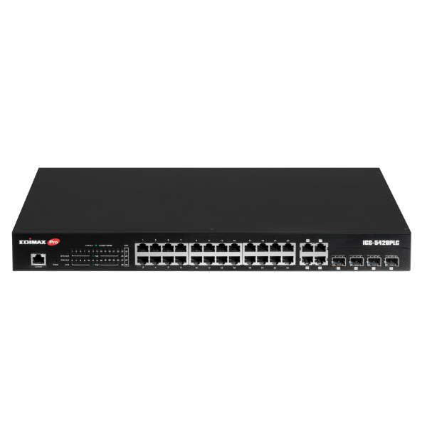Picture of Industrial Surveillance VLAN 28-Port Gigabit PoE+ Web Smart Switch