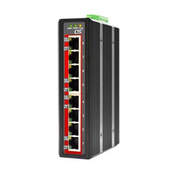 Picture of 8 Port Gigabit Unmanaged Switch. 8x 10/100/1000Base-T -10C 60C. Power consumption