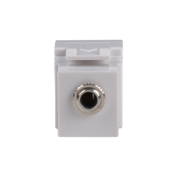Picture of Keystone Stereo Socket for HWS range White Colour