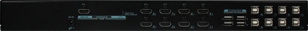 Picture of 8 Port HDMI 4K KVM Switch. 8 PC''s to Share Multiple USB Peripherals.