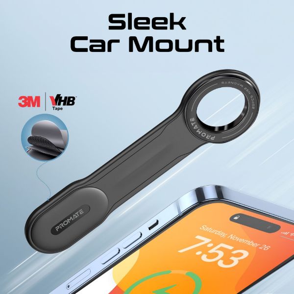 Picture of FlexGrip Cradleless MagSafe InCar phone Dashboard Holder. Secure Anti-slip Mount