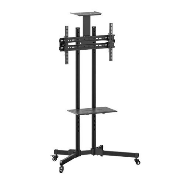 Picture of 32''-70'' Economy TV Trolley Adjust TV Height w/ Metal Shelf. Max VESA: 600x400