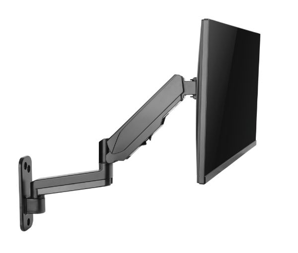 Picture of 17''-32'' Single Screen Wall Mounted Gas Spring Monitor Arm Max load: 9kgs. VESA 75x75 &