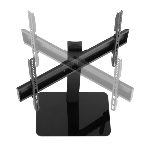 Picture of 37-70'' Tabletop TV Stand w/ Glass Base Height Adjustable