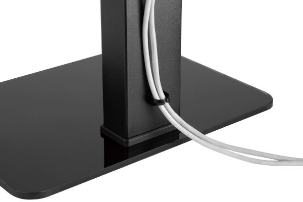 Picture of 37-70'' Tabletop TV Stand w/ Glass Base Height Adjustable