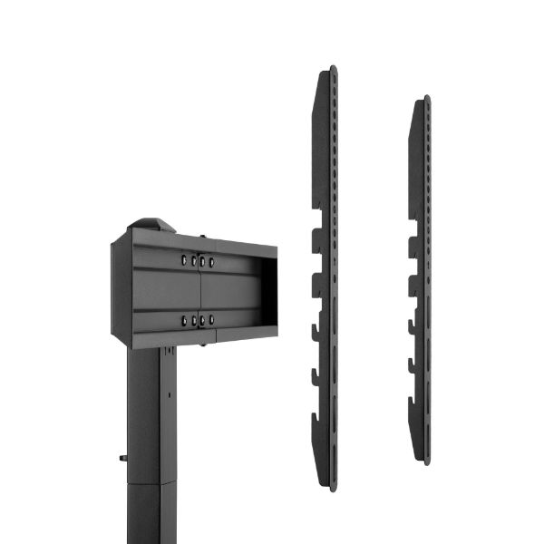 Picture of 37-70'' Tabletop TV Stand w/ Glass Base Height Adjustable