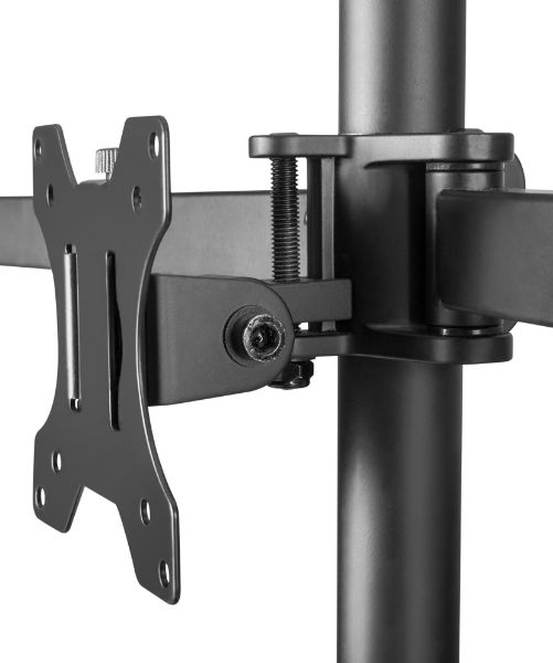 Picture of 13''-27'' Triple Monitor Economy Desk Mount Bracket Detachable VESA Max 7kgs Per
