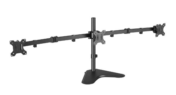 Picture of 13''-27'' Triple Monitor Economy Desk Mount Stand Detachable VESA Max 7kgs Per