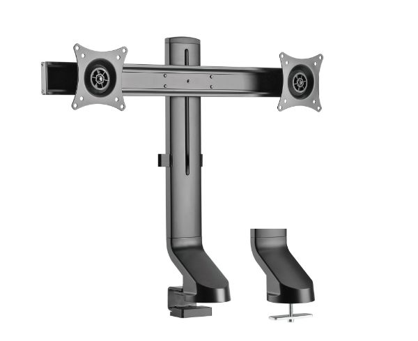 Picture of 17-27'' Dual monitor desk mount Sit/Stand workstation Compatible. Max load 7Kgs.