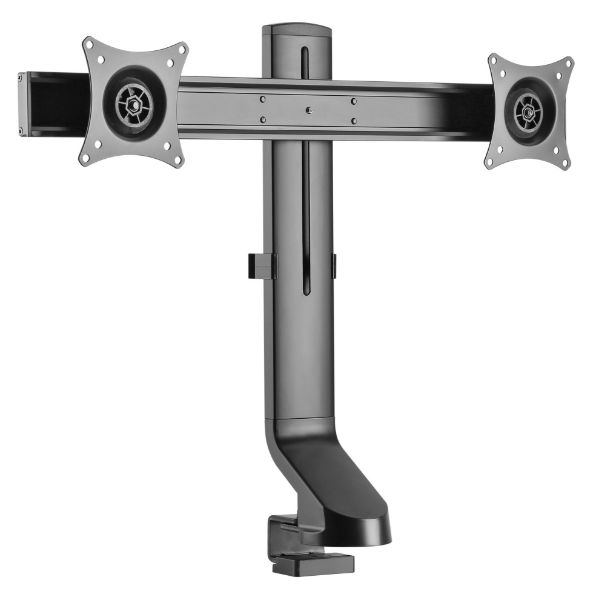 Picture of 17-27'' Dual monitor desk mount Sit/Stand workstation Compatible. Max load 7Kgs.