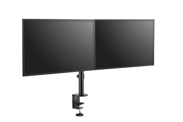 Picture of 17-32'' Dual Monitor Desk Articulating Mount Arm Bracket Free-Tilting Design
