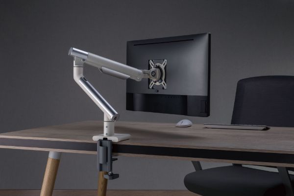 Picture of 17-32'' Premium Slim Aluminium Spring-Assisted Desk Mount Monitor Arm