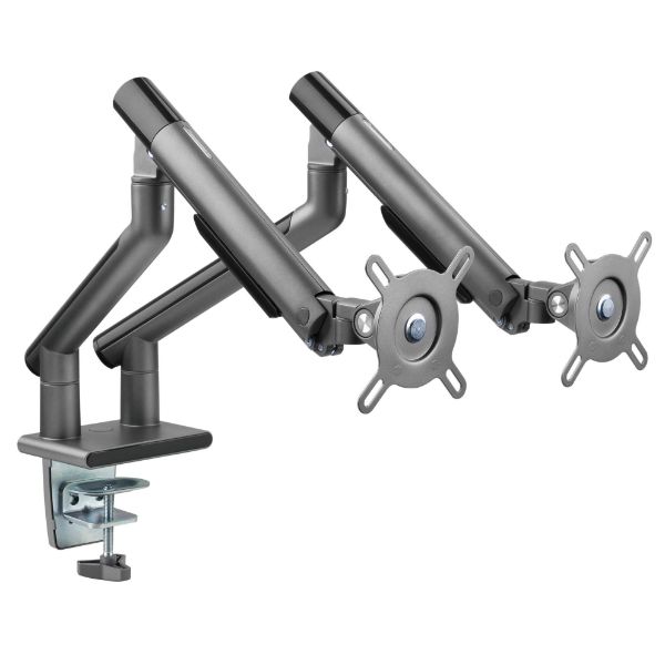 Picture of 17-32'' Dual Premium Slim Aluminium Spring-Assisted Desk Mount Monitor Arm.