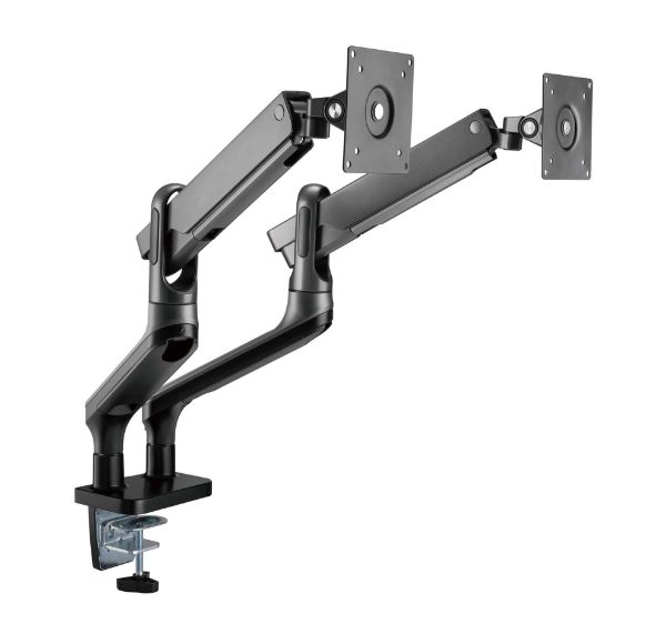Picture of 17''-32'' Premium Aluminium Dual Spring-Assist Desk Mount Monitor Arm. Supports VESA