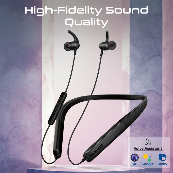 Picture of SportFit HiFi Wireless NeckBand Earphones 200 Hours Playtime. ENC Noise Reduction