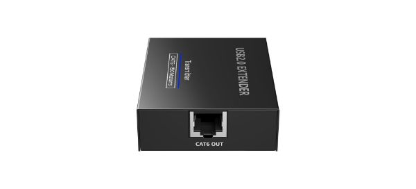 Picture of 4-Port USB-A 2.0 Extender Over Cat5e/6/7 Network Cable. Extend up to 150m (Cat6)