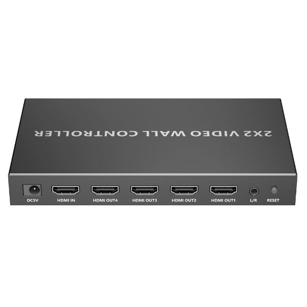 Picture of 2x2 HDMI Videowall Controller w/ 1x HDMI In & 4x HDMI Out. 1920x1200@60Hz Res