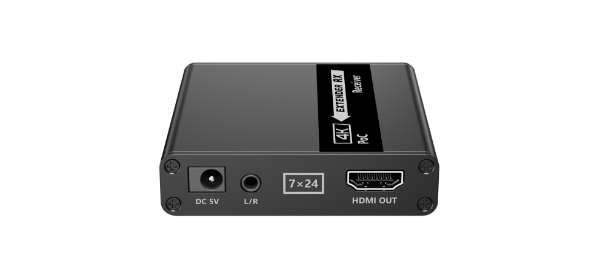 Picture of HDMI & IR Extender Kit over Cat6/6a/7 up to 4K@30Hz. Zero Latency Send Signal up to 70m