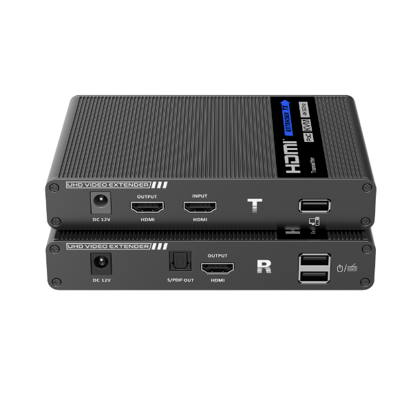 Picture of 4K HDMI Extender w/ KVM Support Over Single CAT6/6A Mouse & Keyboard Ext via USB