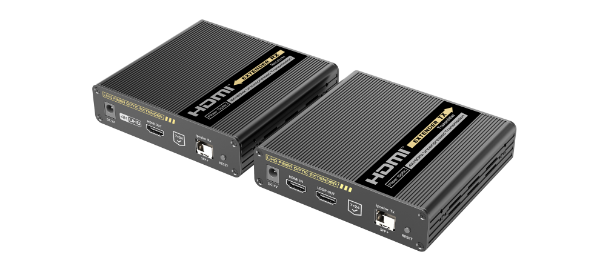 Picture of HDMI2.0 Over Fiber Optic Extender up to 40km over 10GB Ethernet. Uncompressed & Zero