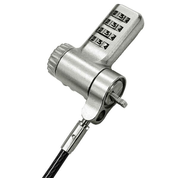 Picture of 2m UniverOne-for-All Locking Security Cable 4-Digit Resettable Combo Lock