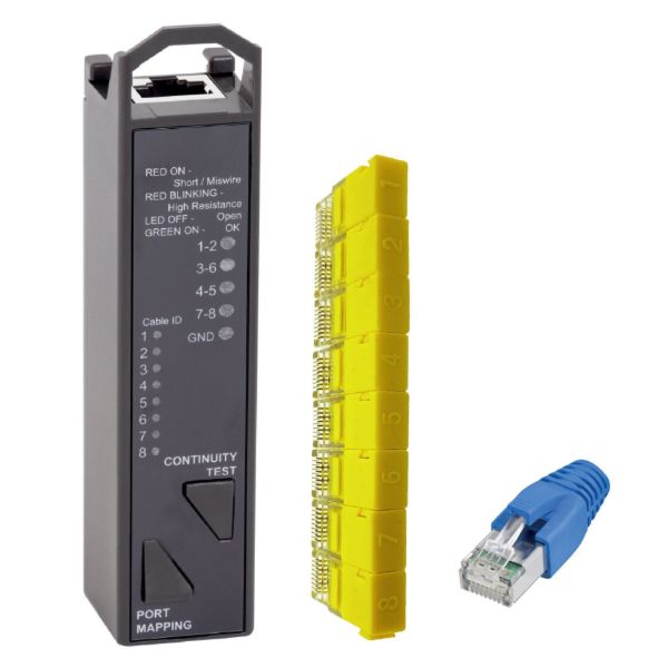 Picture of 3-in-1 Continuity Resistance & Port Mapping RJ45 Network Cable Tester