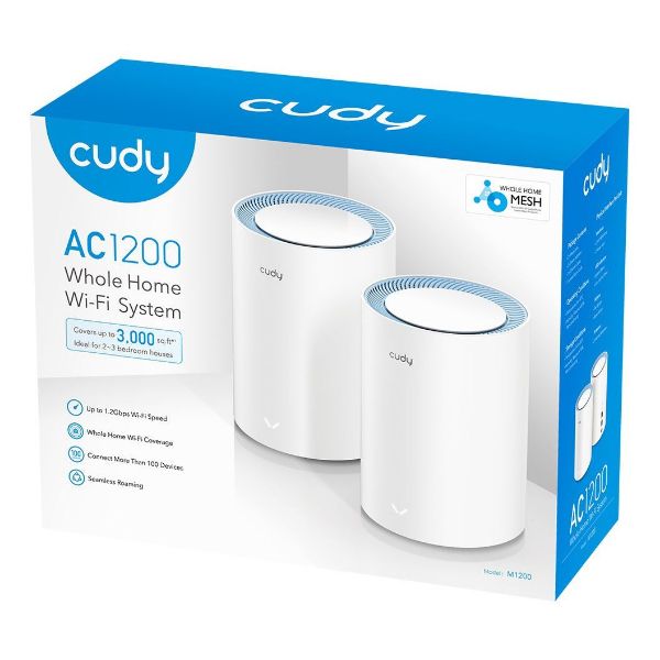 Picture of AC1200 2-Pack Dual-Band Wi-Fi Mesh System. 4-Stream Dual-Band Wi-Fi 5