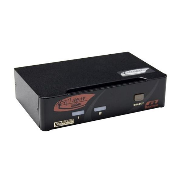 Picture of 2 Port HDMI USB KVM Switch w/ Audio. USB Console. Full HD (1920x1080). 7.1 Channel