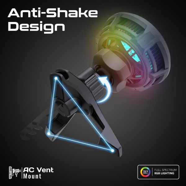 Picture of 15W ActiveCool Cradleless Magsafe Compatible Charger Mount. Includes Gooseneck