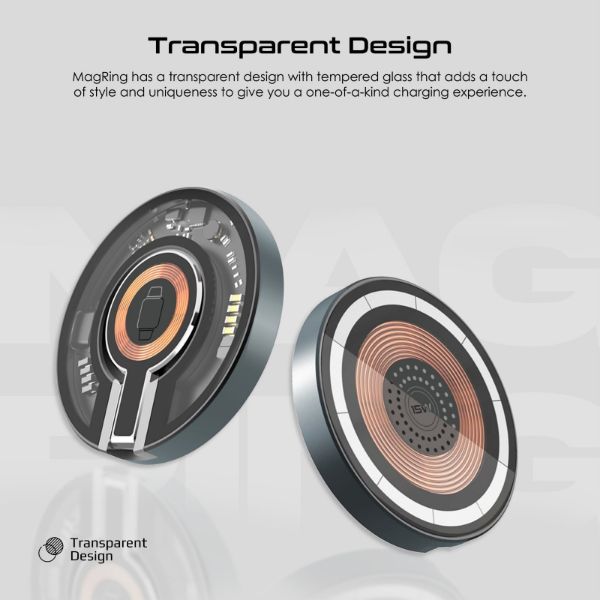 Picture of 2-in-1 Pocket-Sized 15W Magsafe Wireless Charging Station. 3W Apple Watch