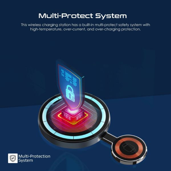 Picture of 2-in-1 Pocket-Sized 15W Magsafe Wireless Charging Station. 3W Apple Watch