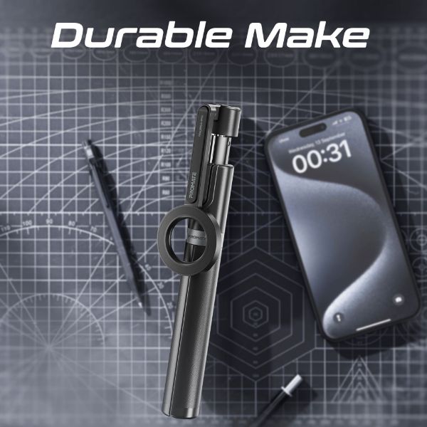 Picture of MagSafe Extendable Monopod & Tripod Stand Remote Control. Max Height 136.5cm Built-in