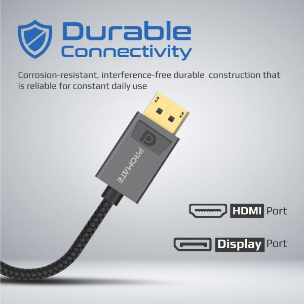 Picture of DisplayPort to HDMI Adapter Max HDMI Resolution 4K/60Hz Superior Stability