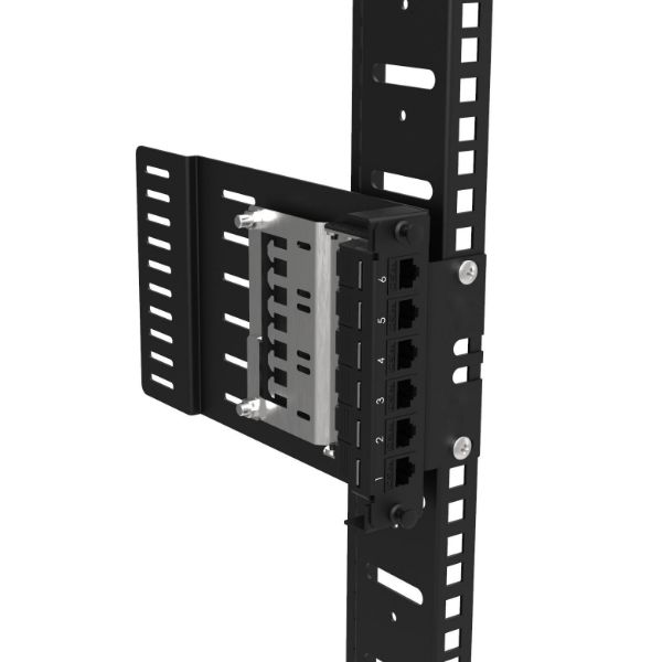 Picture of Zero RU Bracket for FPP-x Fibre Plates Modules Unloaded Free up Extra Space