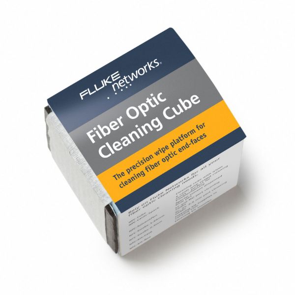 Picture of Fiber Optic Cleaning Cube & Wipes Cleans Up To 500 Ends
