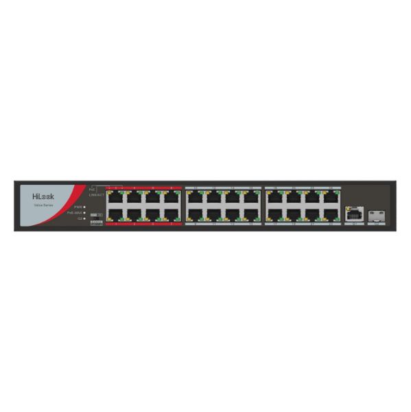 Picture of 24 Port 10/100 Fast Ethernet Unmanaged POE Switch w/ 230W 24x 100Mbps PoE ports