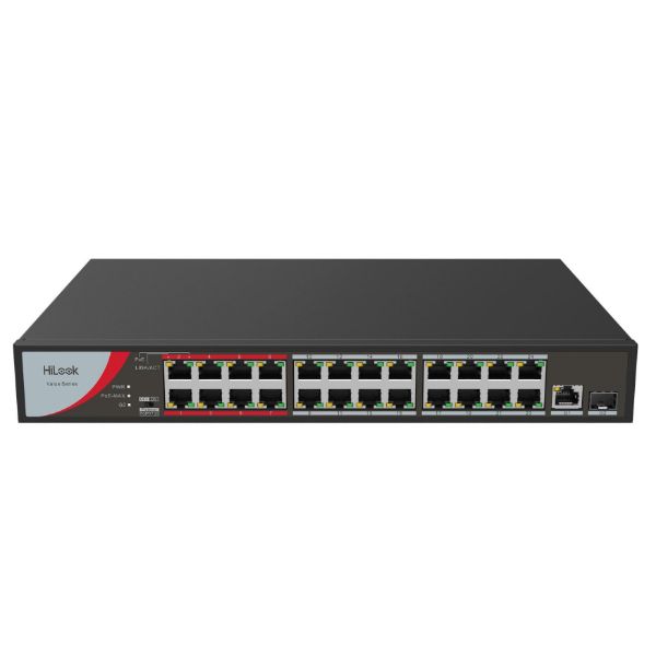 Picture of 24 Port 10/100 Fast Ethernet Unmanaged POE Switch w/ 230W 24x 100Mbps PoE ports
