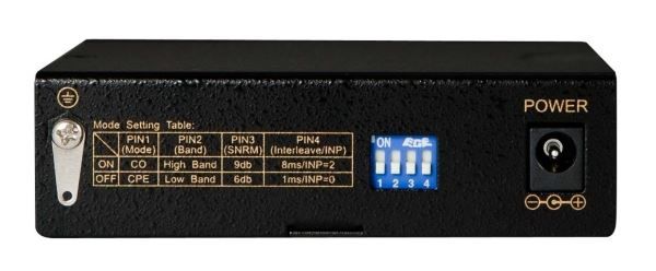 Picture of NETSYS VDSL2 LAN Extender. Symmetric LAN bridge over copper. 100Mbps bridge over si