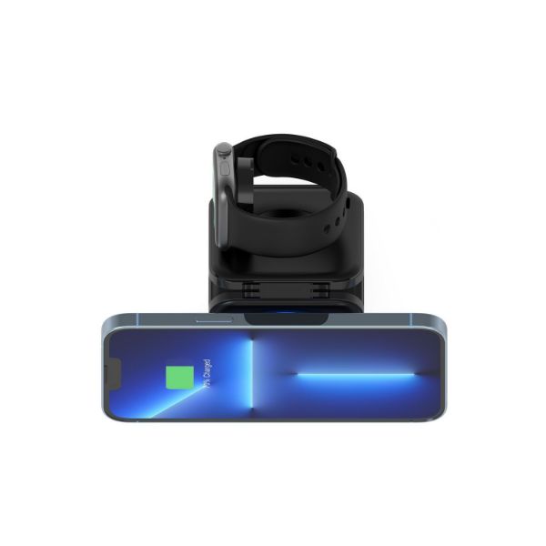 Picture of 15W Travel MagCharge 3-in-1 Qi Wireless Foldable Phone Charger