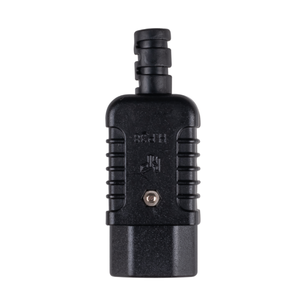 Picture of Re-wire able IEC Male C14 10A plug Termination: Screw Terminals