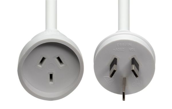 Picture of 3M 240v 10A Standard Duty Power Extension Lead 3 Core 1.0mm White