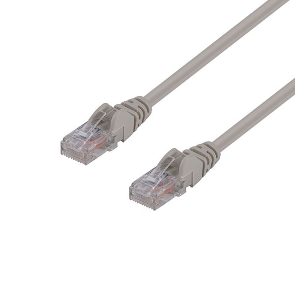 Picture of 25m Cat6 Beige UTP Patch Lead T568A 250MHZ 24AWG Unshielded Plug.